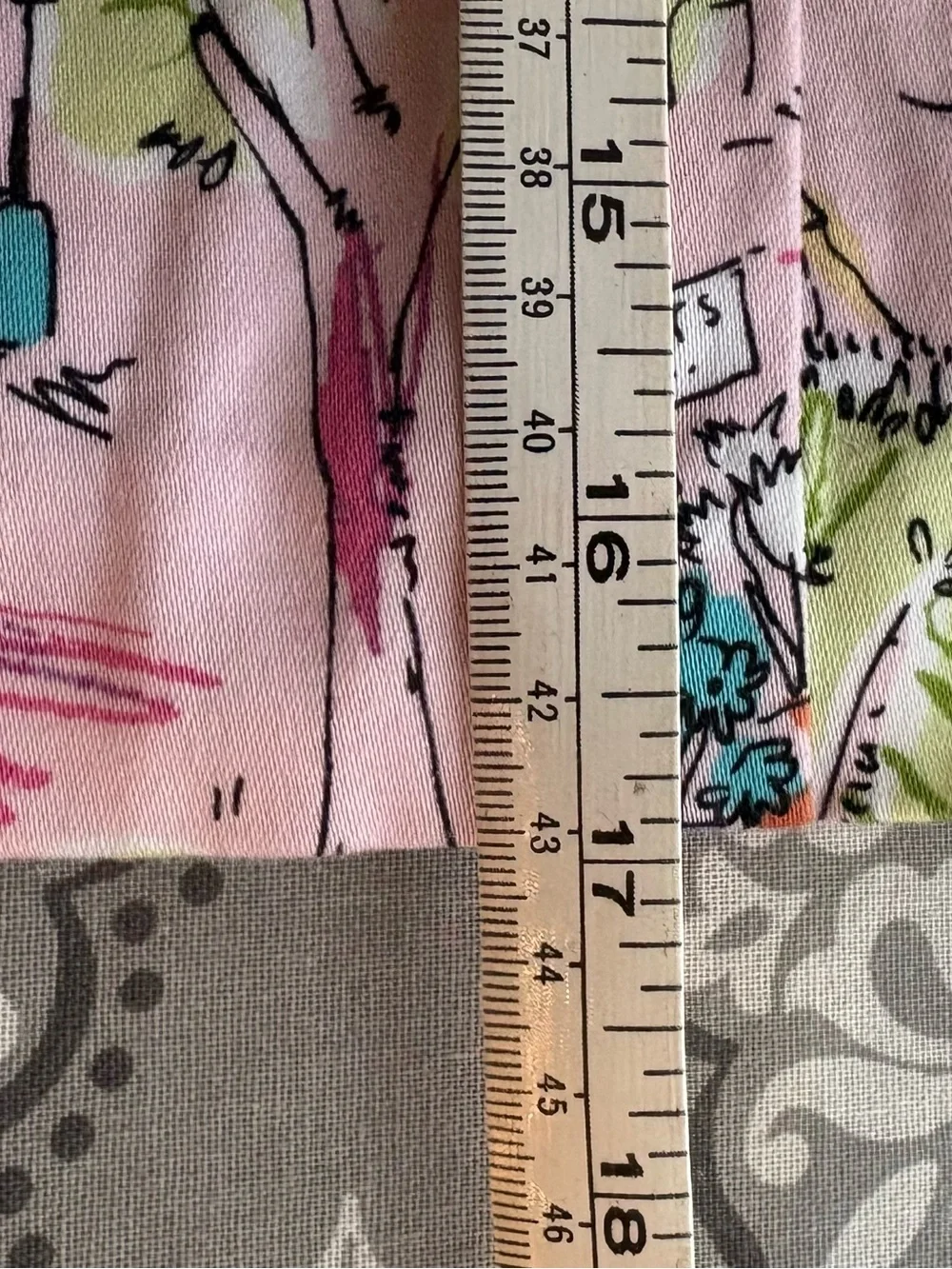 Dressbarn Women's Pink Printed A-Line Skort - Picture 8 of 9